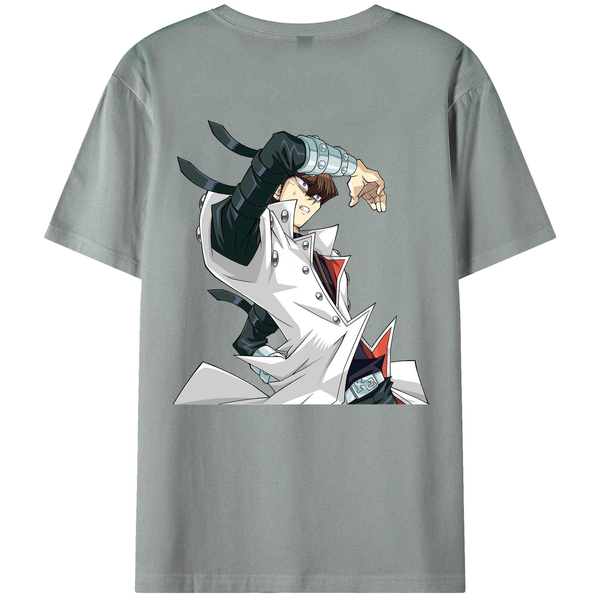 （画像用） 遊☆戯☆王 Yu-Gi-Oh! 綿100％ メンズ半袖Tシャツ（バックプリント） 通気性